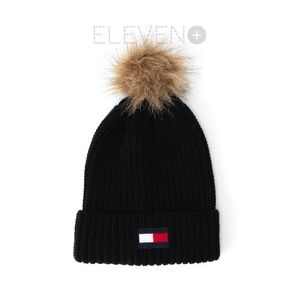 Faux Fur Pom Pom Beanie